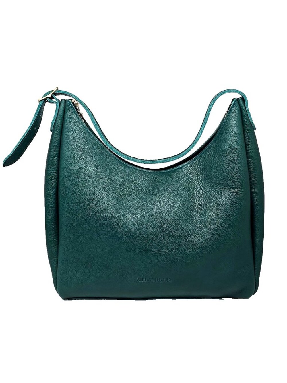 Portland Leather Goods Large Sea Glass Green Aspen Shoulder Bag